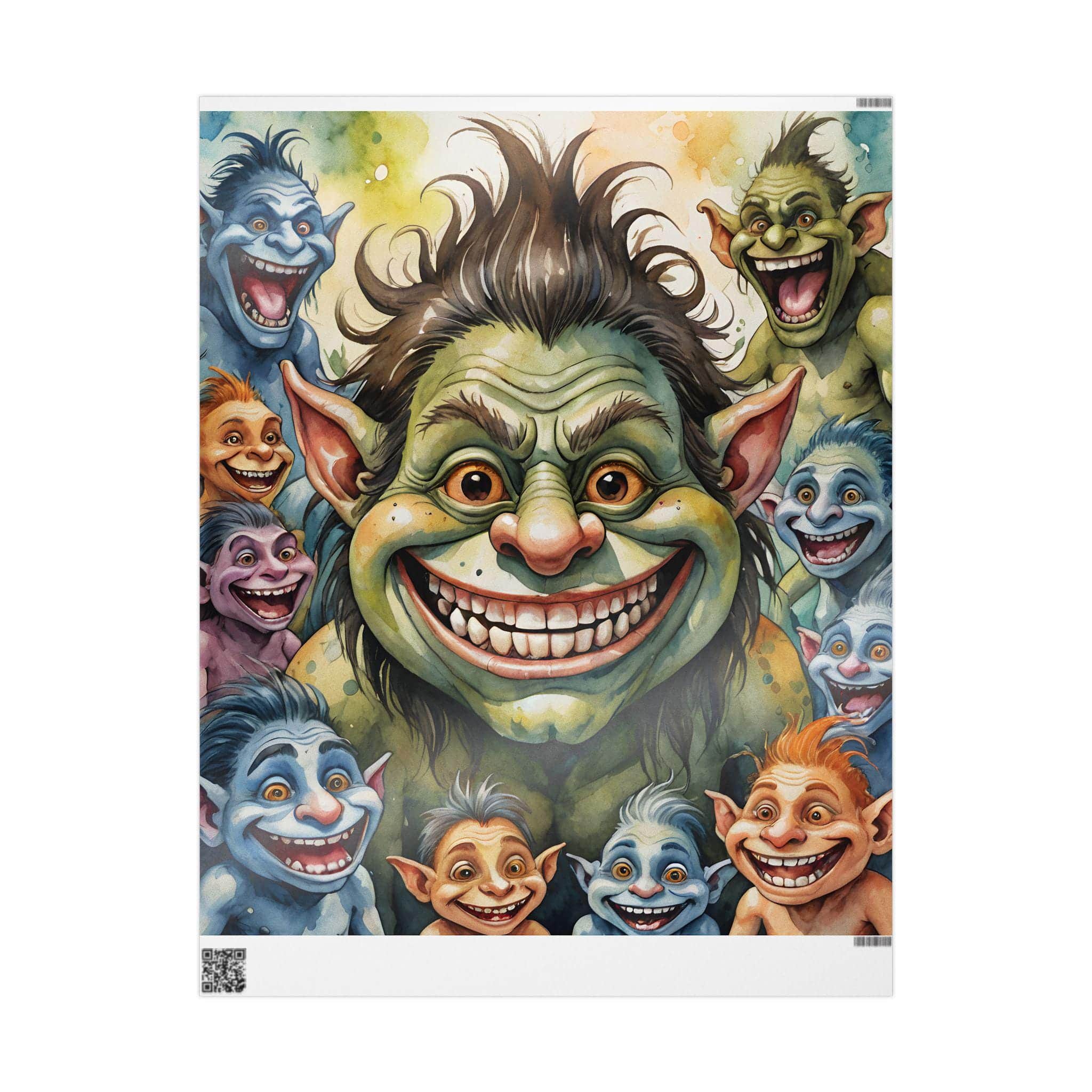 Photo 2 of 6: Wrap up your gifts in fun and quirky troll-themed paper, printed on wrapping paper