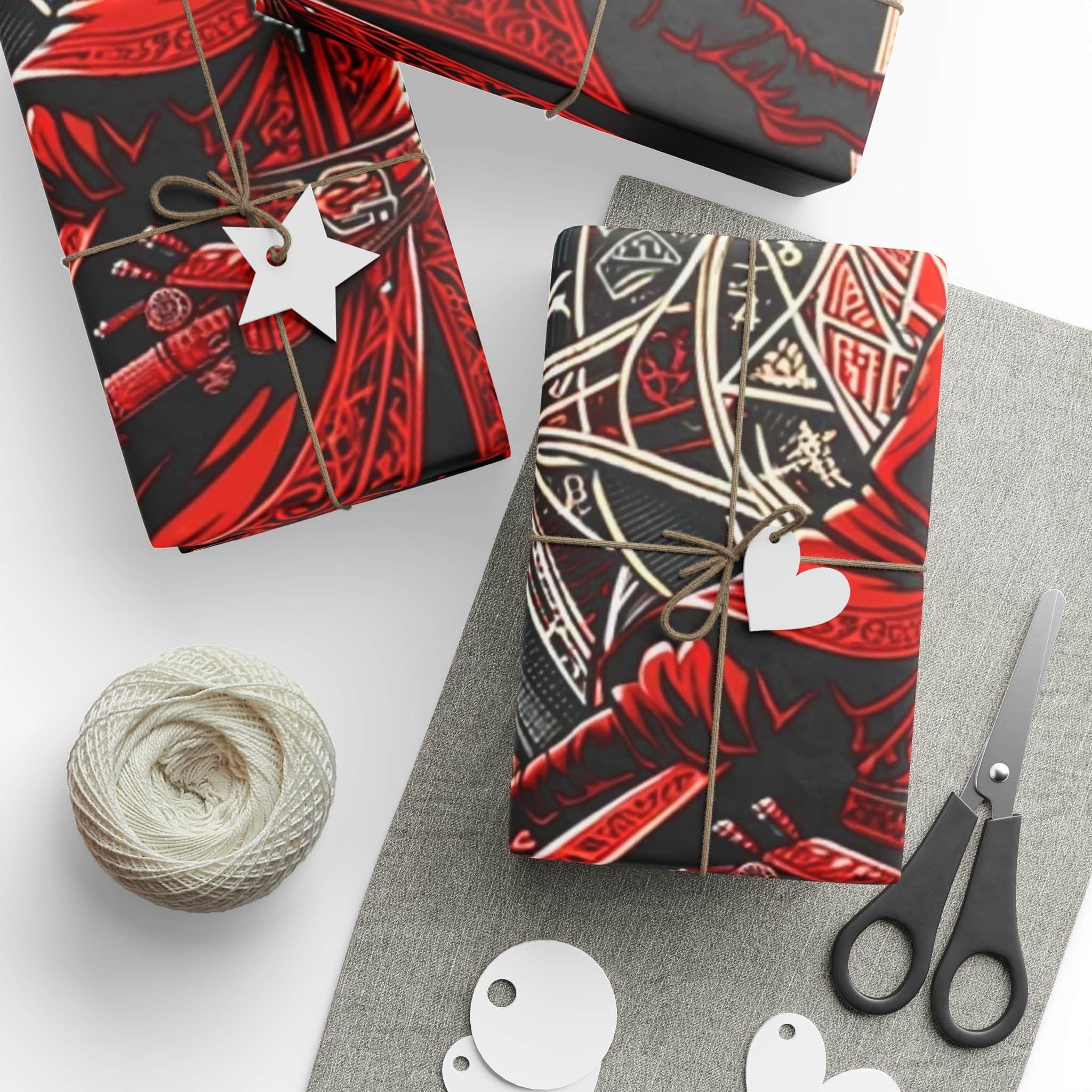 Photo 10 of 10: Red Sorceror Wrapping Paper wrapping paper, photo 10 of 10