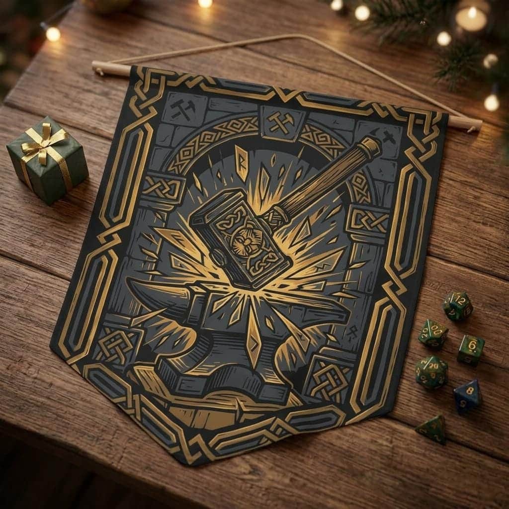 DnD Dwarf Pennant