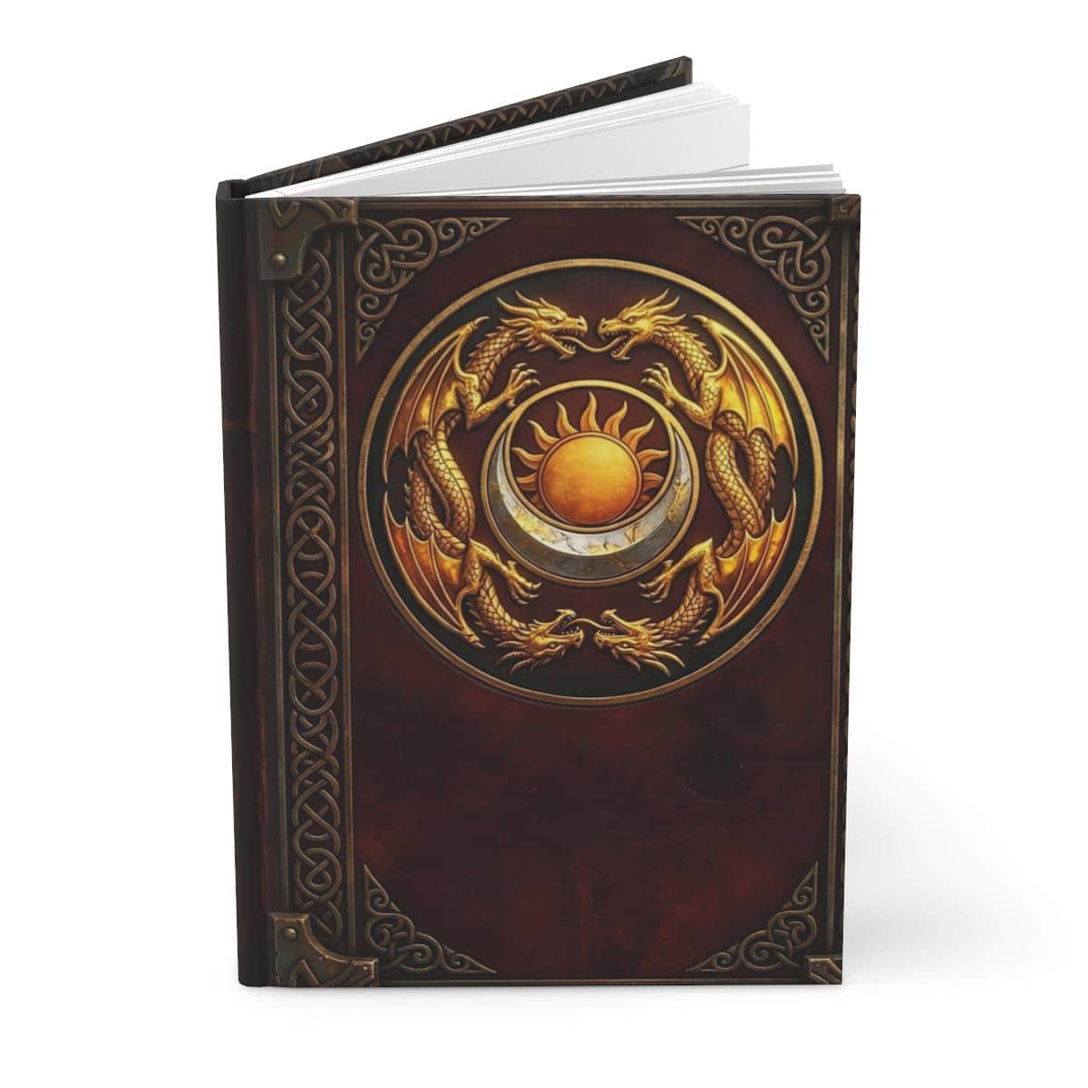 Photo 11 of 12: Hardcover ruled fantasy campaign journal designed as an ancient pact tome, opened