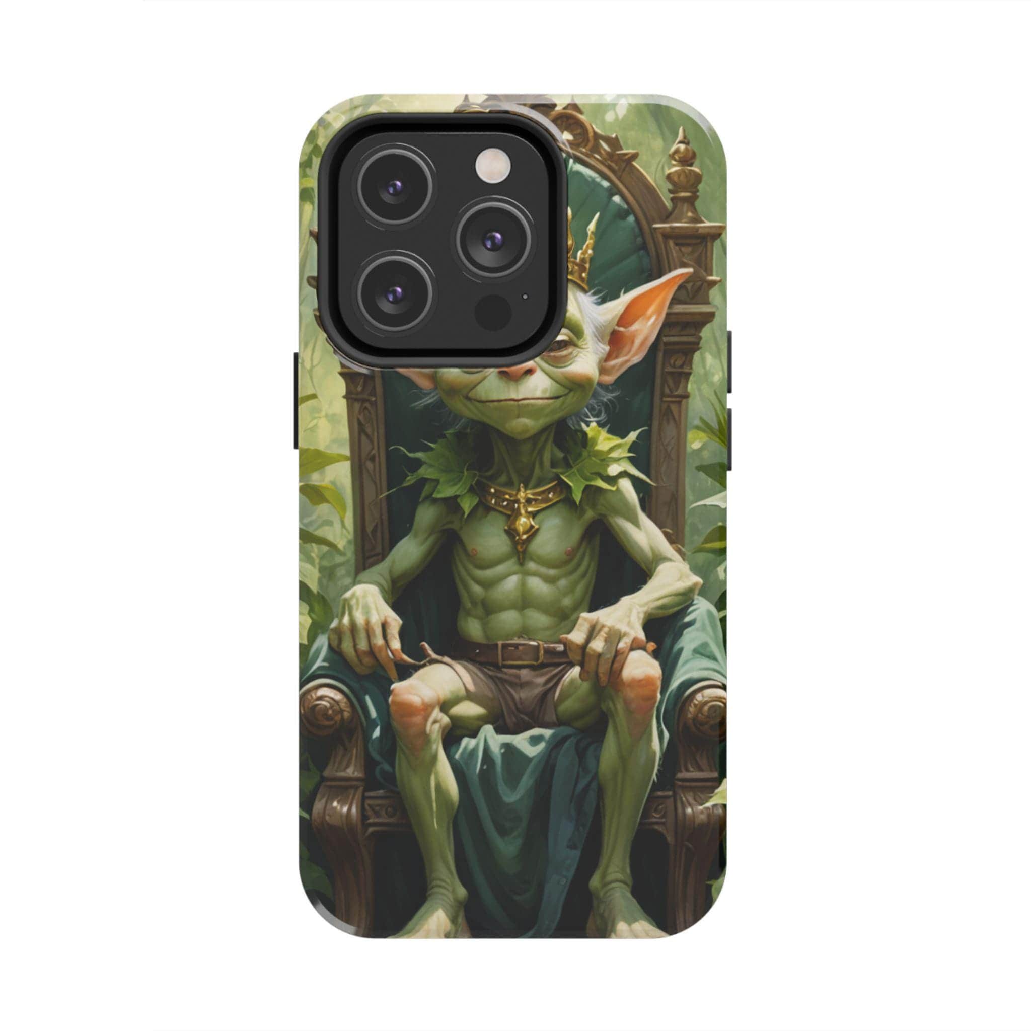 Photo 8 of 10: Delight your friend who loves fantasy games and creatures with a goblin phone case that combines elegance and mischief, front view