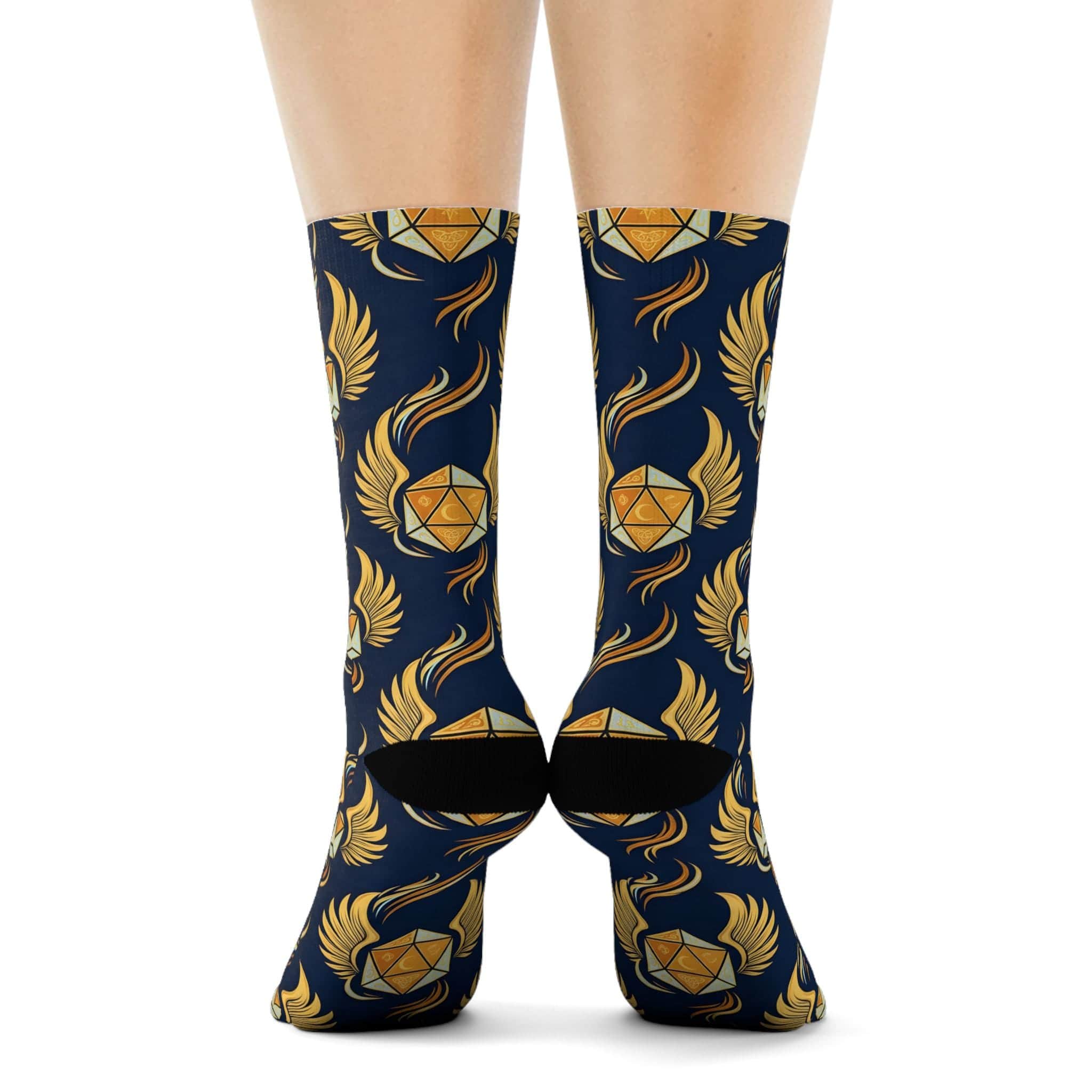 Photo 6 of 6: Turn every tabletop session into an action surge with crew socks designed to make the wearer's feet look like the legendary Boots of Speed, back view