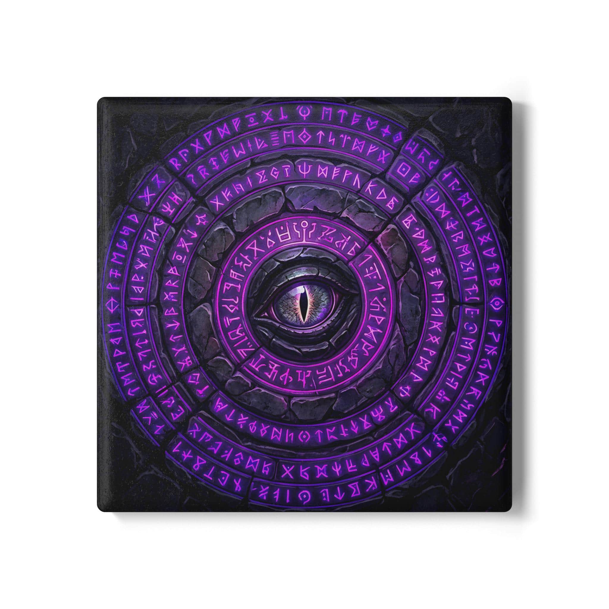 Photo 2 of 5: Transform beverage condensation into an in-game hazard with a coaster styled like a freshly unearthed cursed relic, front view