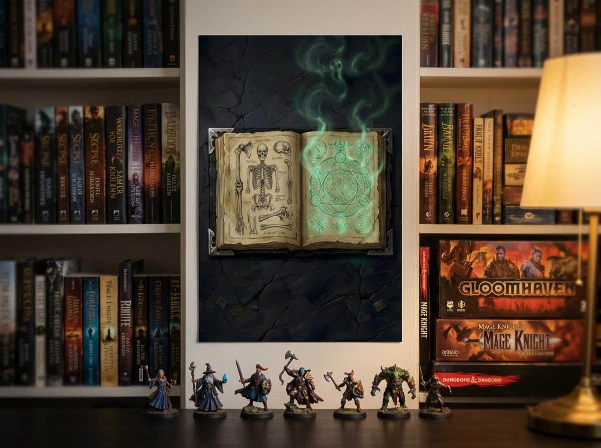 DnD Poster Necromancer Wall Art