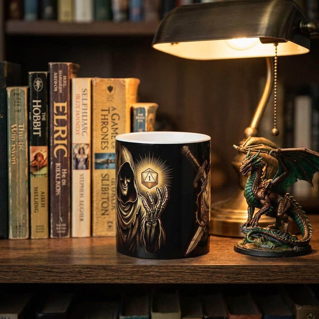 Photo 2 of 6: A tension-filled ceramic coffee cup emblazoned with 'Are You Sure?'—the four words every tabletop party dreads—engineered as the ultimate in-joke appreciation gift for campaign leaders, shown on a shelf