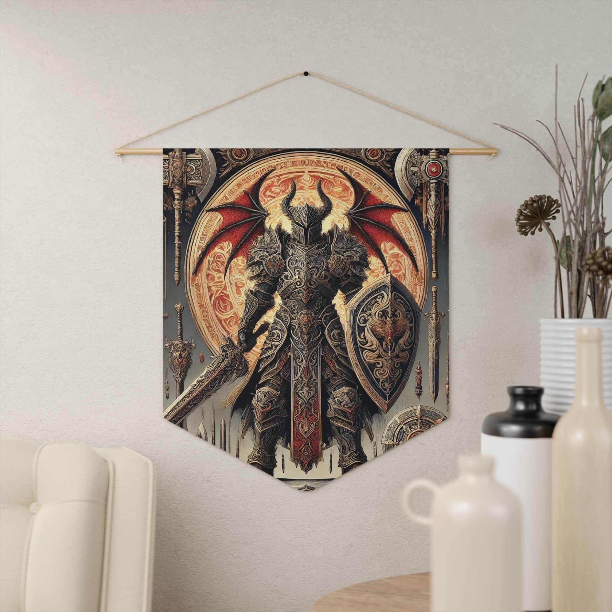 Photo 2 of 3: Plate Armor Fighter Pennant pennant, photo 2 of 3