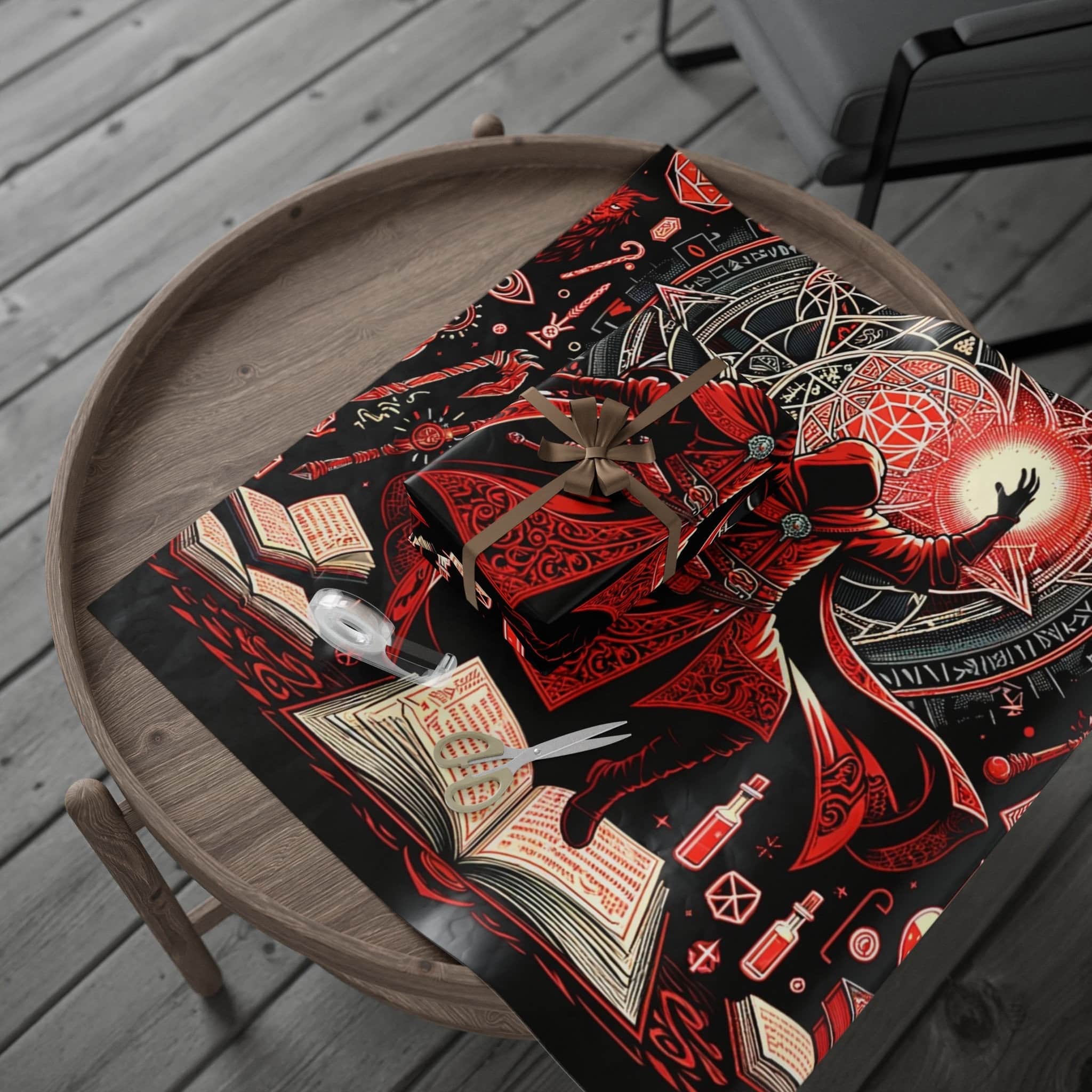 Red Sorceror Wrapping Paper
