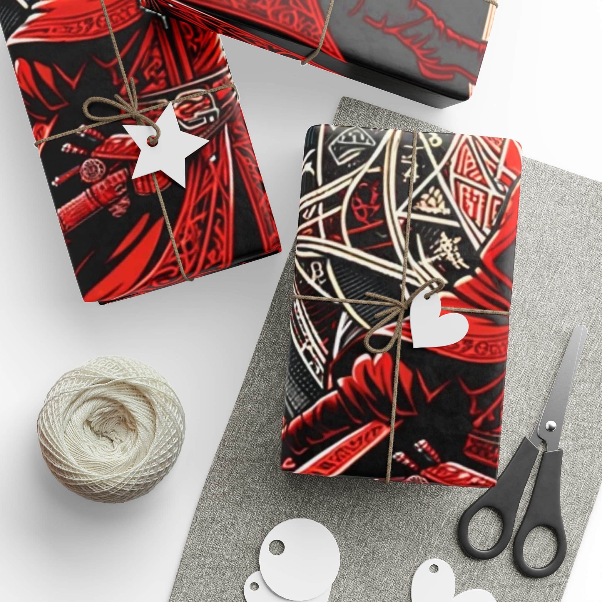 Photo 5 of 10: Red Sorceror Wrapping Paper wrapping paper, photo 5 of 10