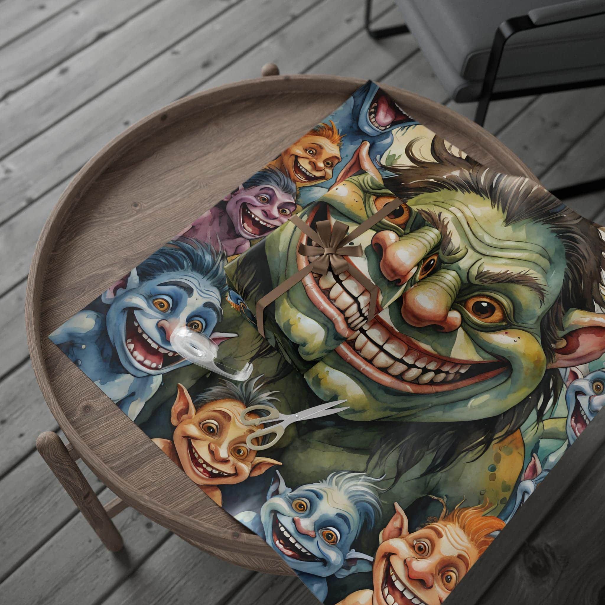 Photo 3 of 6: Wrap up your gifts in fun and quirky troll-themed paper, printed on wrapping paper