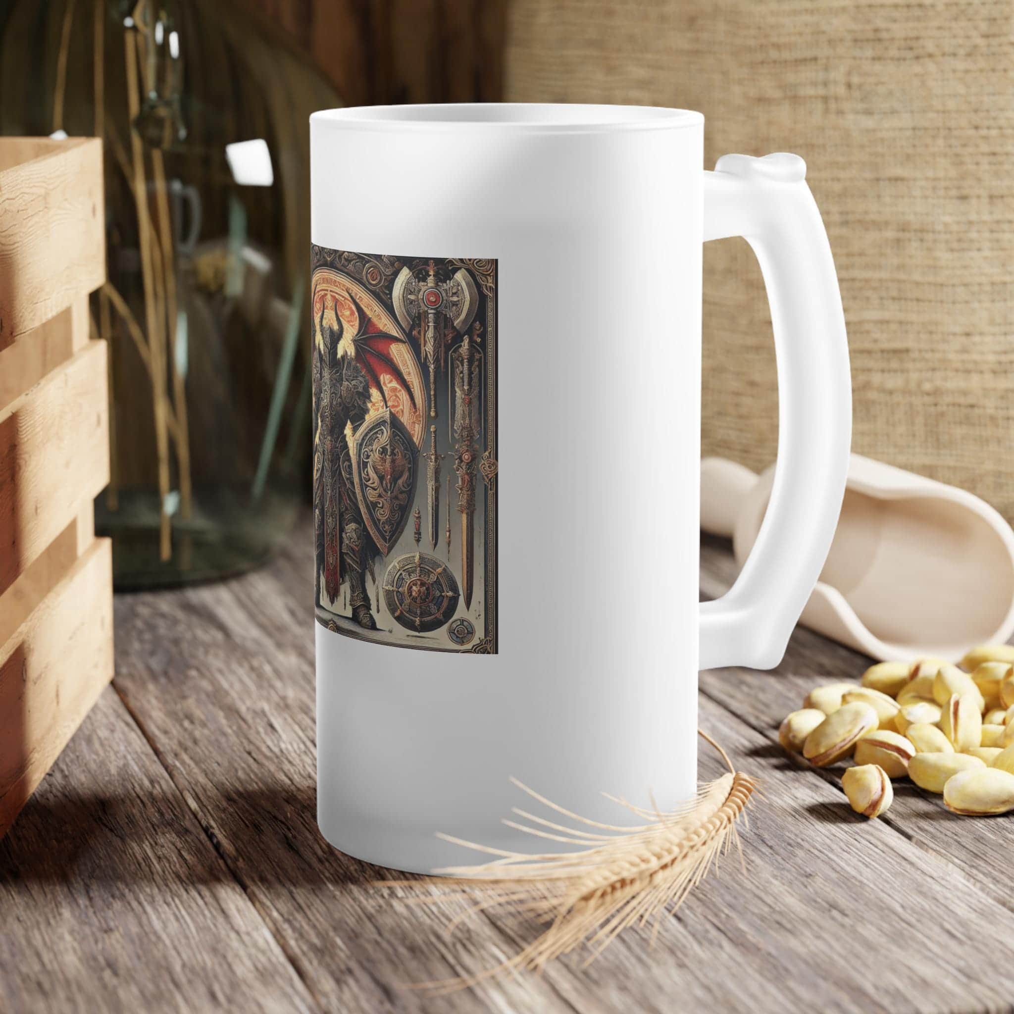 Photo 2 of 6: Fighter Frosted Glass Beer Mug glass, photo 2 of 6