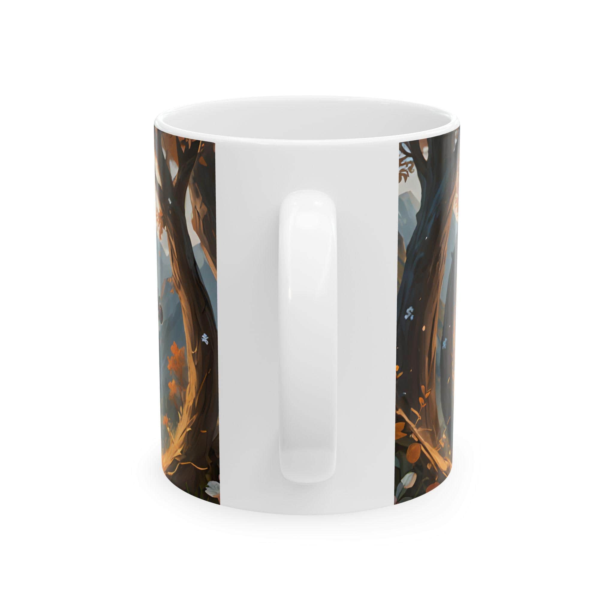 Photo 6 of 6: Unique mug features a bard playing a lute, back view