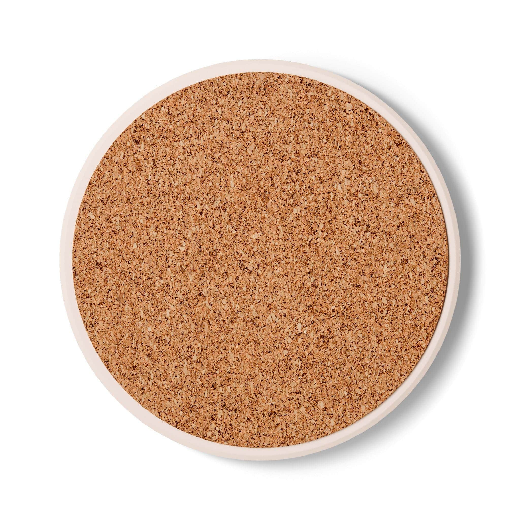 Photo 10 of 11: A square high-gloss drink coaster designed to look like a direct top-down view into a translucent acidic gelatinous cube trapping sunken dice and adventurer bones, serving as a witty spill hazard for campaign nights, back view