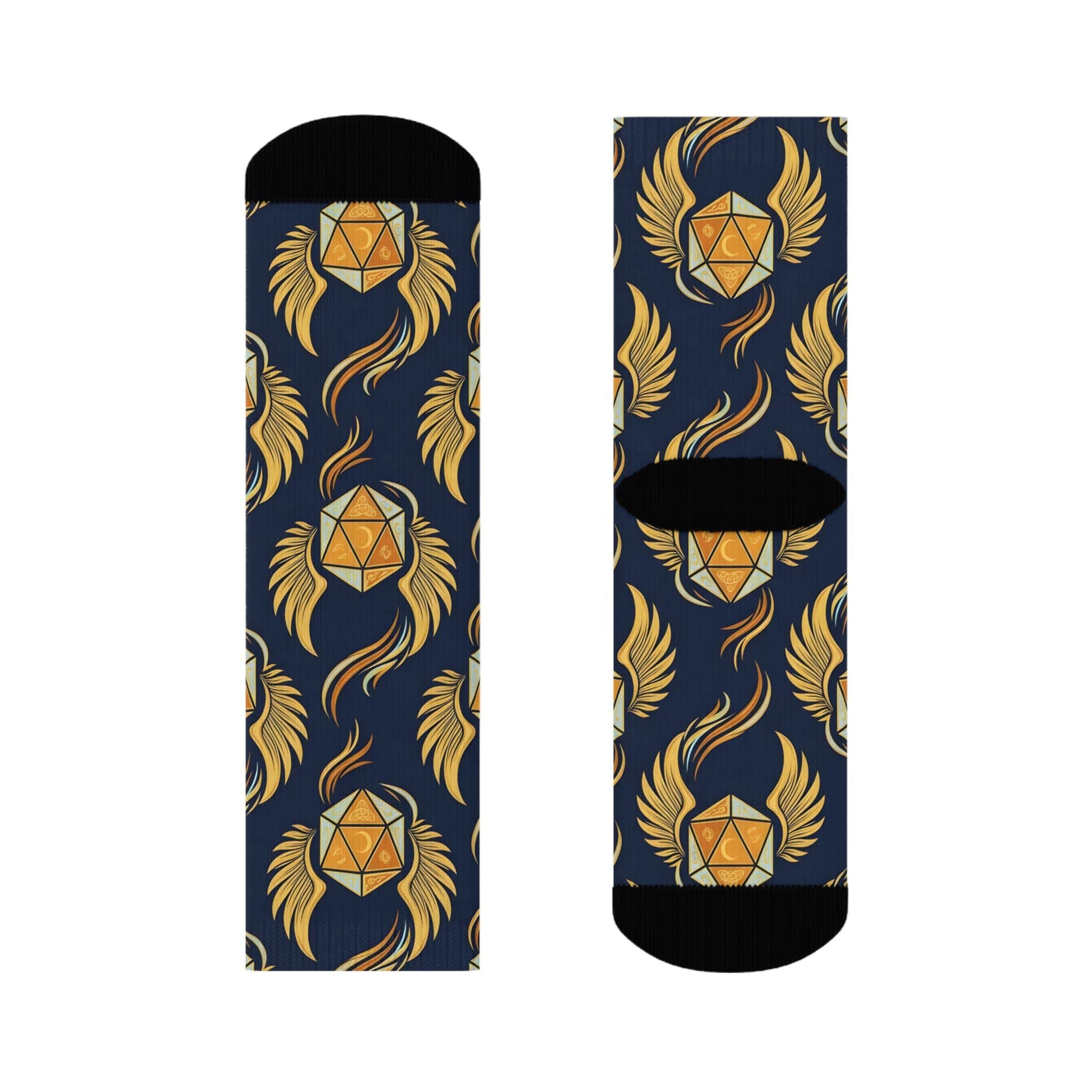 Photo 5 of 6: Turn every tabletop session into an action surge with crew socks designed to make the wearer's feet look like the legendary Boots of Speed, front view