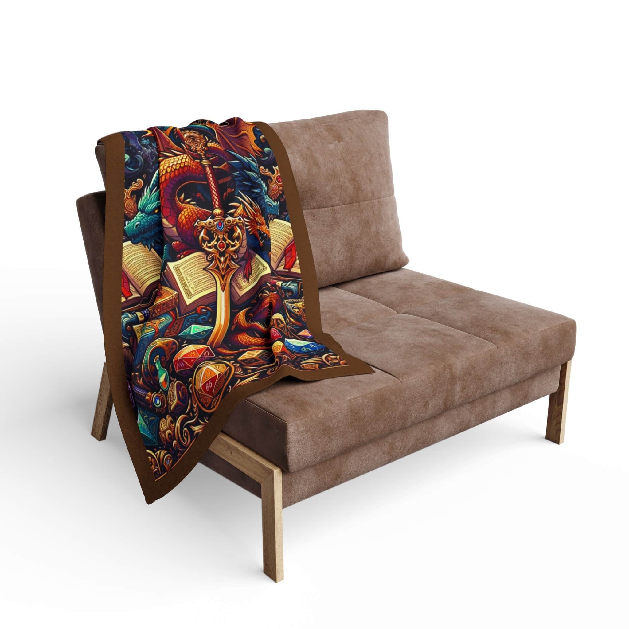 Photo 9 of 10: Dragon, Sword and Dice Throw blanket, photo 9 of 10