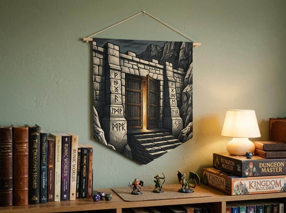 DnD Dwarven Forge Pennant Wall Banner
