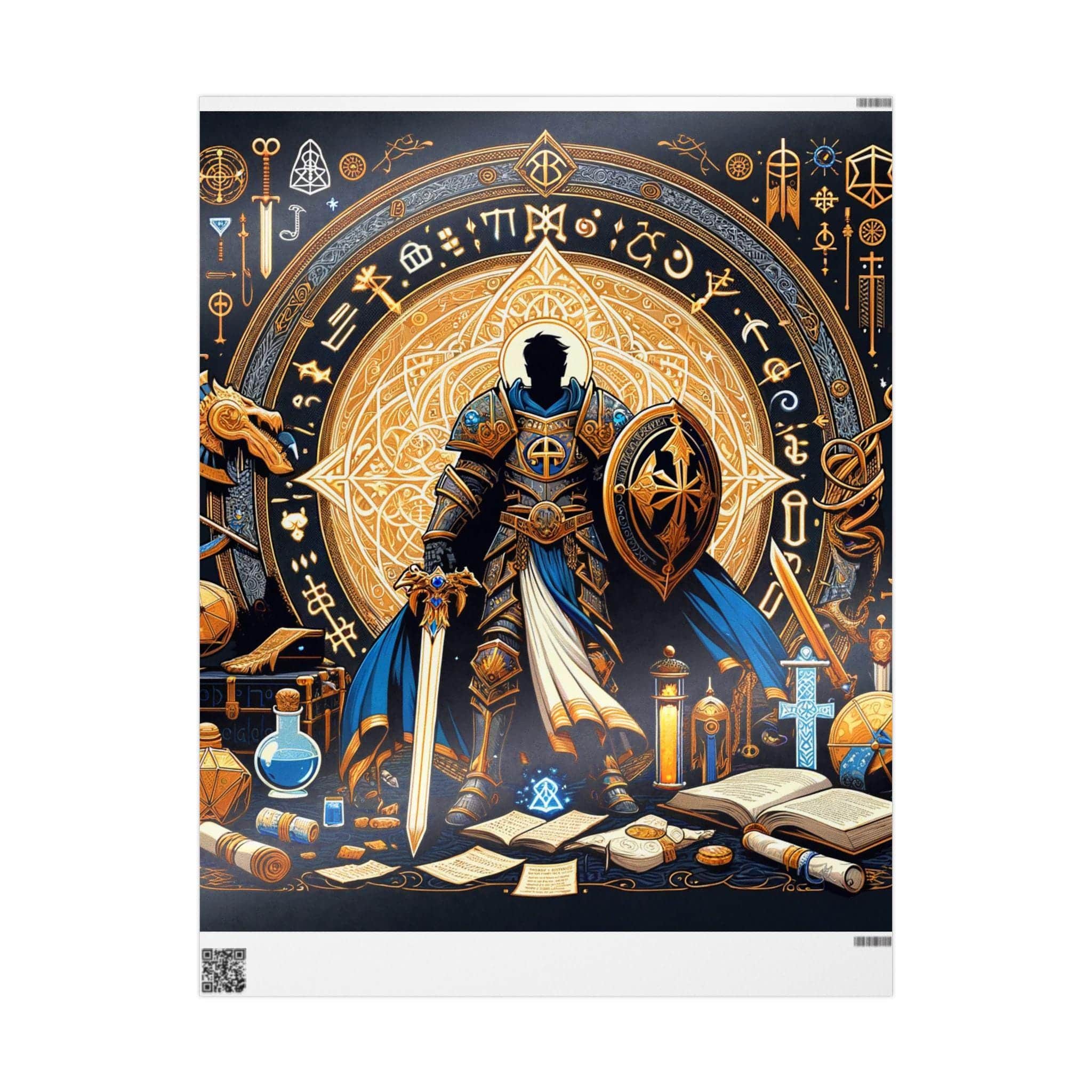 Photo 3 of 20: Righteous Hall Paladin Wrapping Paper wrapping paper, photo 3 of 20