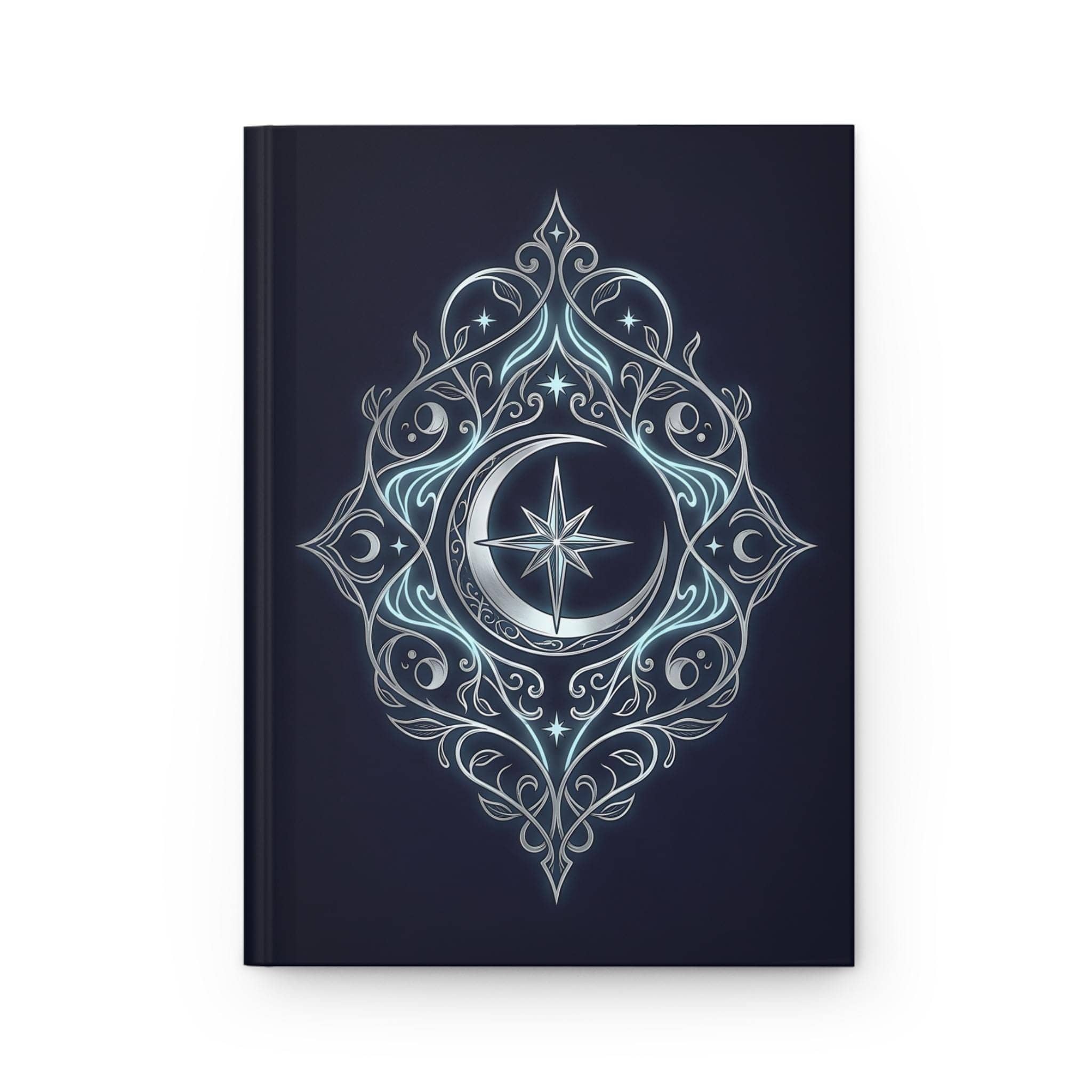 Hardcover campaign notebook designed as an in-world ancient elven tome cover, front view