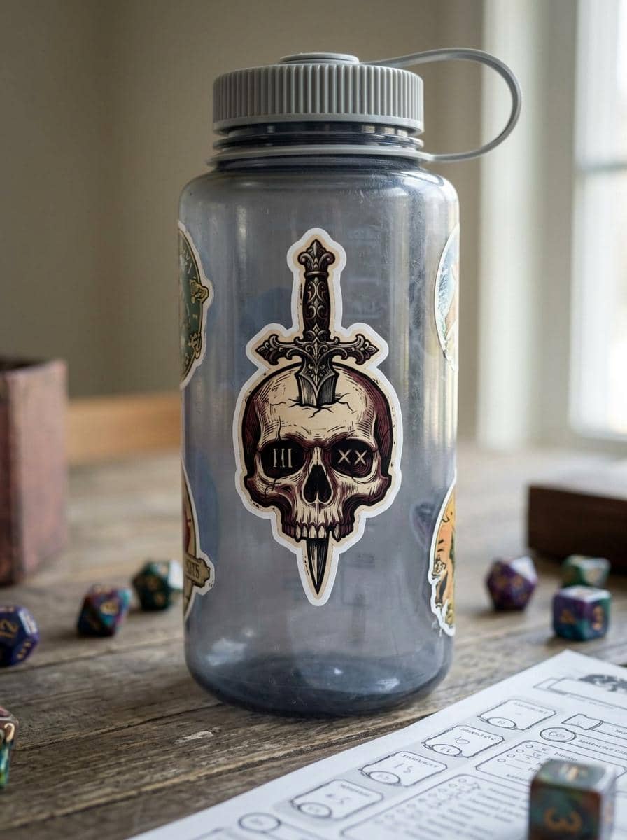 Death Save Sticker