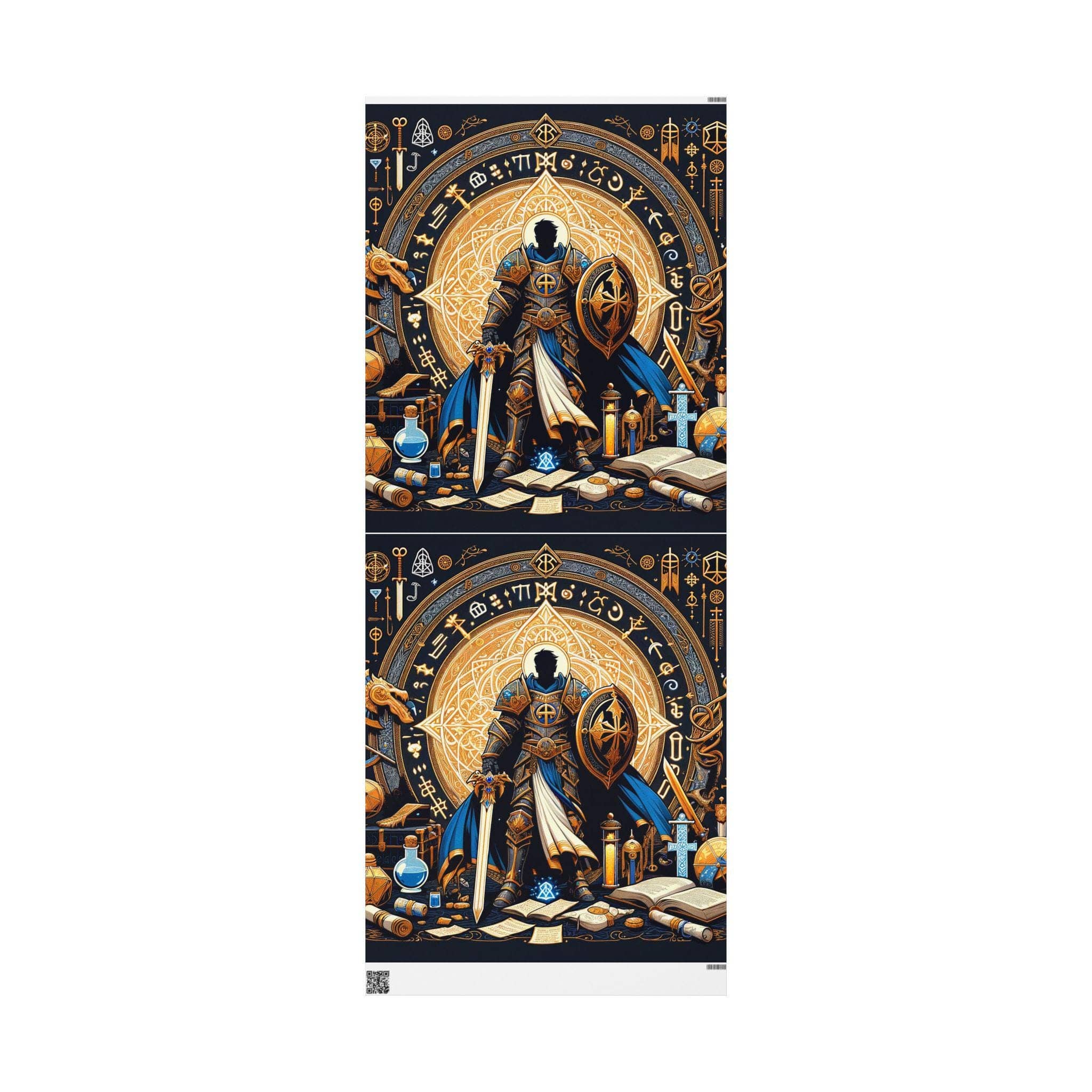 Righteous Hall Paladin Wrapping Paper wrapping paper, photo 17 of 20