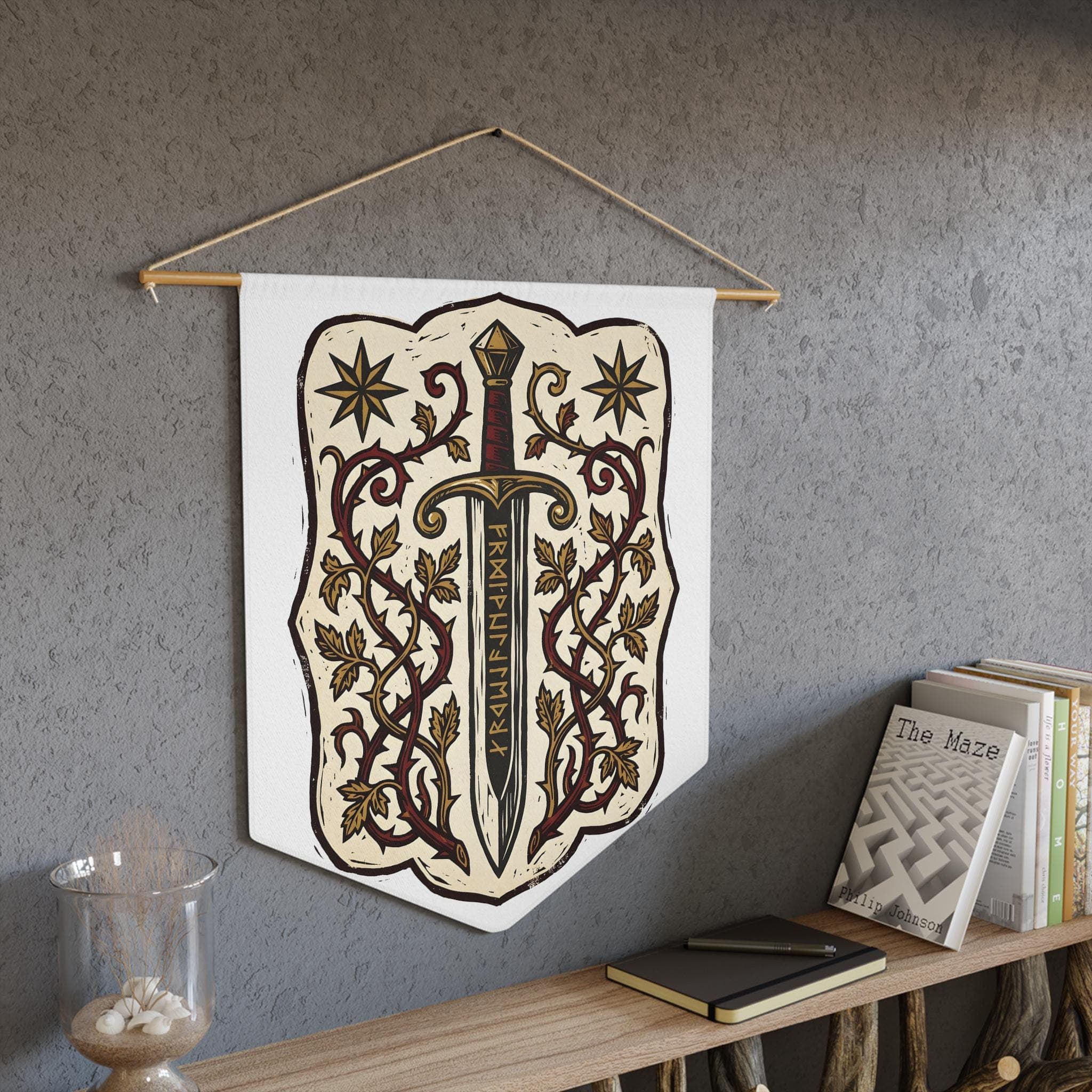 Fantasy Sword DnD Flag, TTRPG Pennant