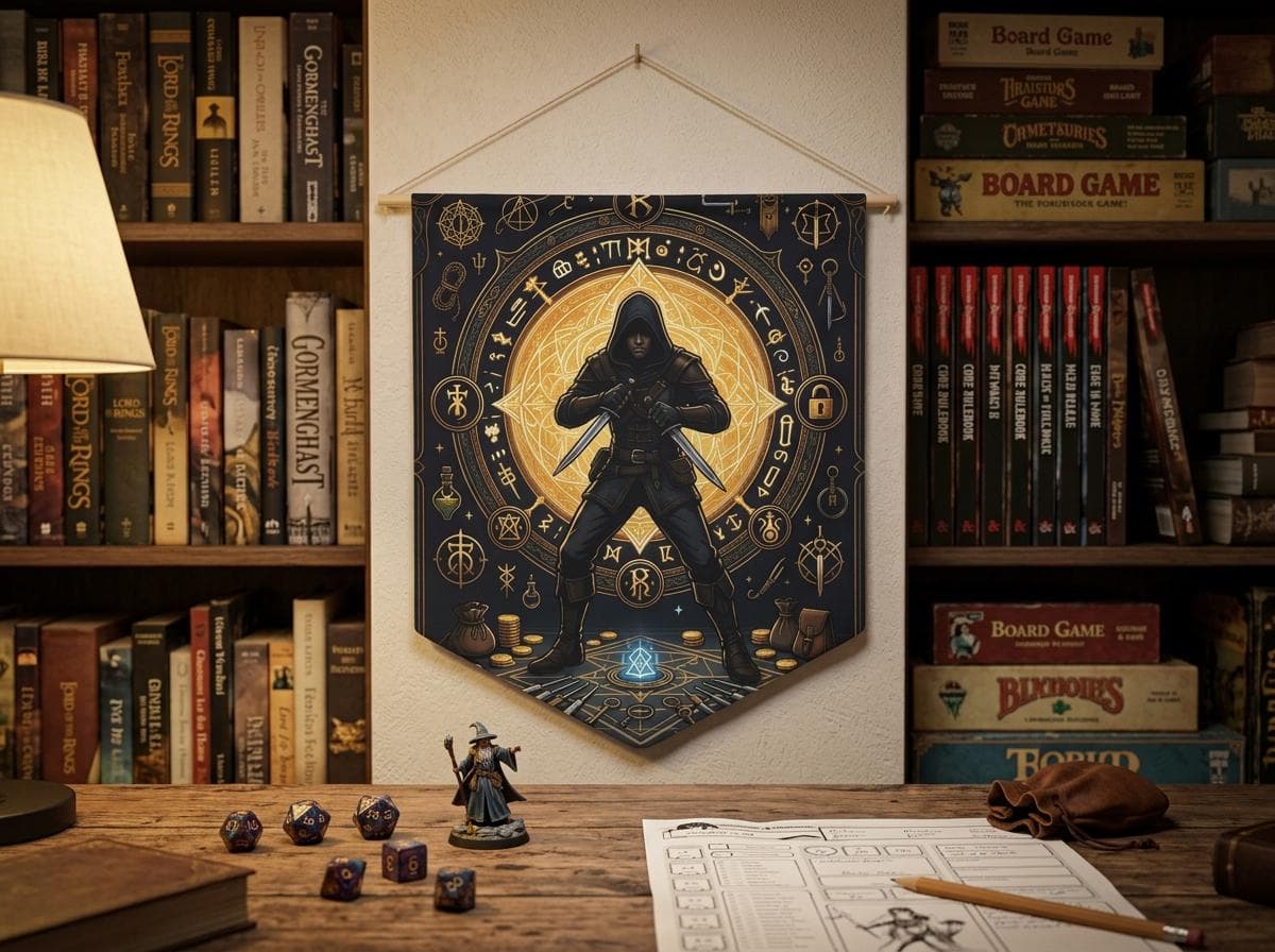 Rogue Pennant, D&D Tabletop Banner