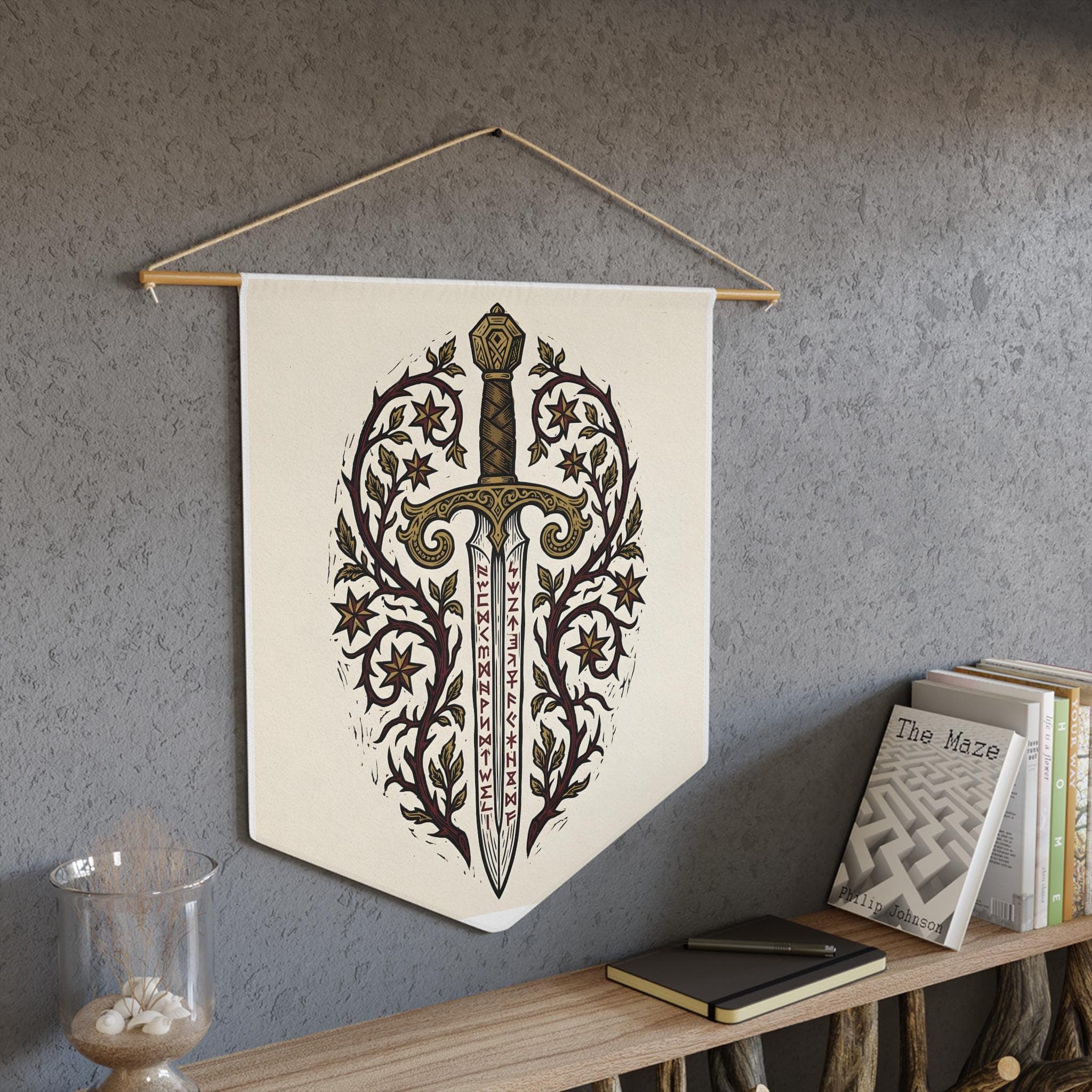 DnD Flag Vorpal Blade Wall Pennant