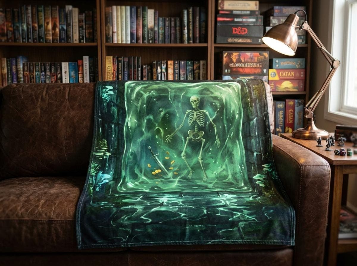 Sated Gelatinous Cube Blanket