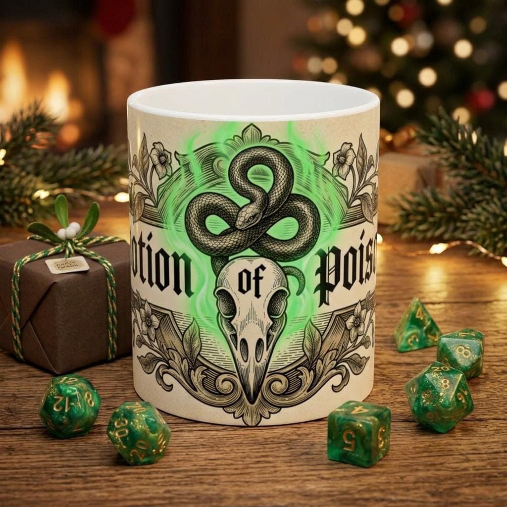 DnD Mug Potion of Poison Ceramic Mug