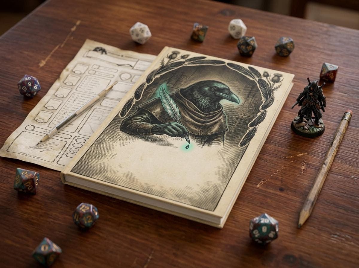 DnD Journal Kenku Fantasy Notebook