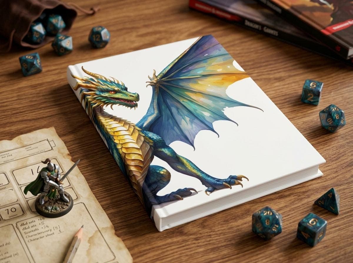 Dragon Hoard Treasure Journal for D&D Players and Fantasy Fans