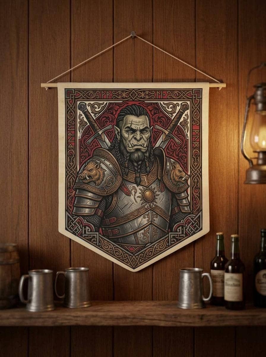 DnD Fighter Pennant