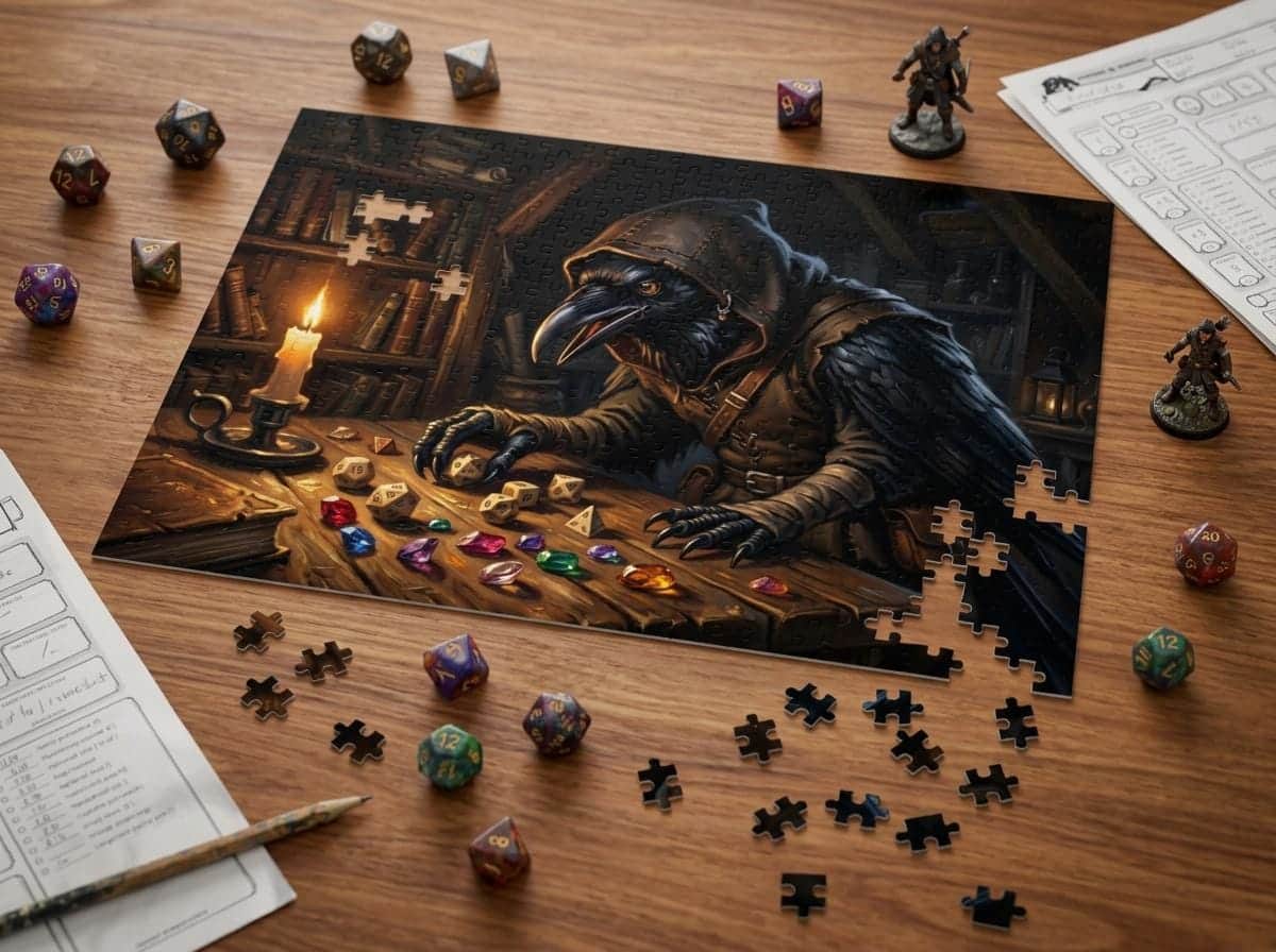 Kenku Jigsaw Puzzle with Tin