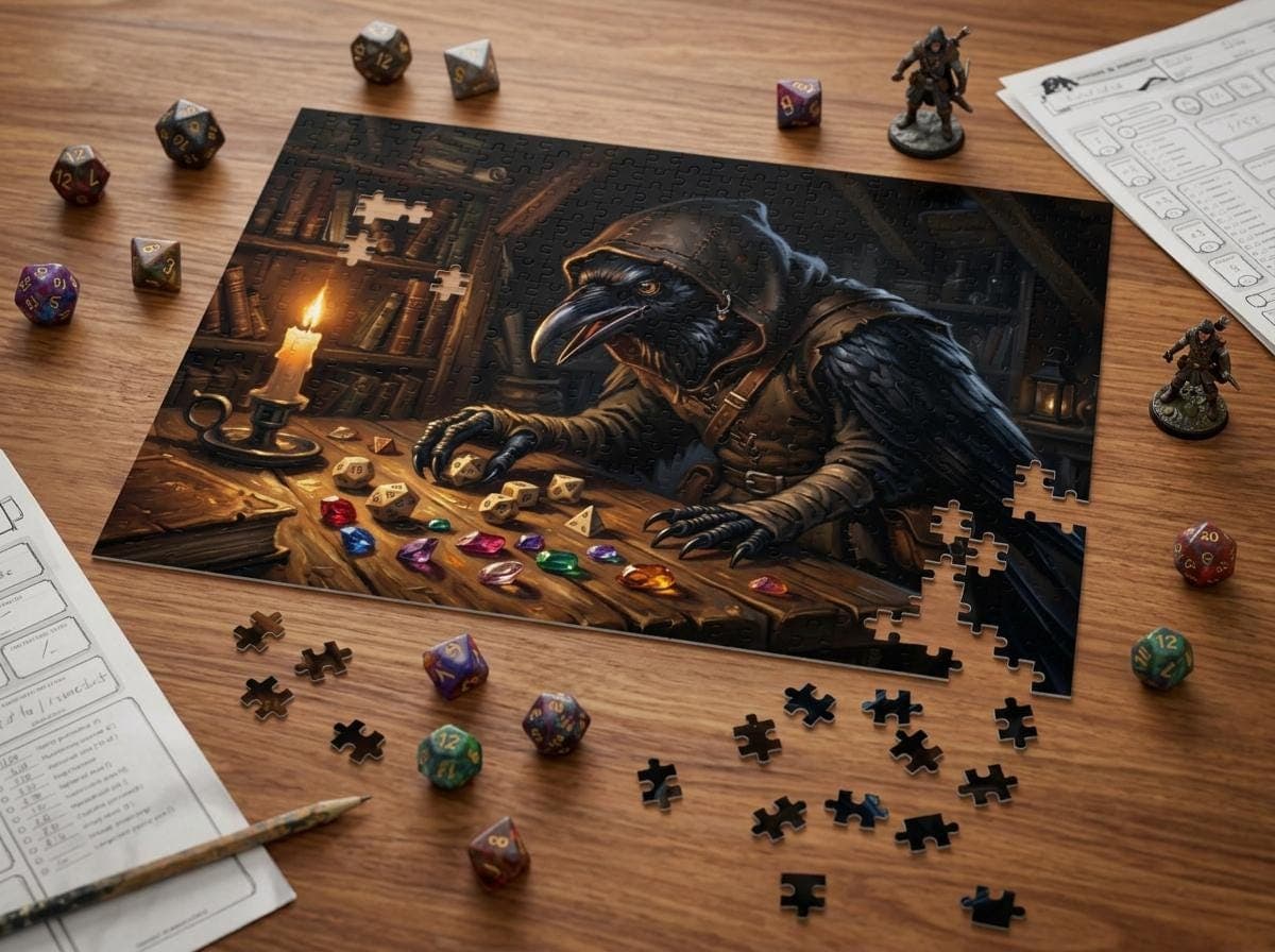 Kenku Jigsaw Puzzle with Tin