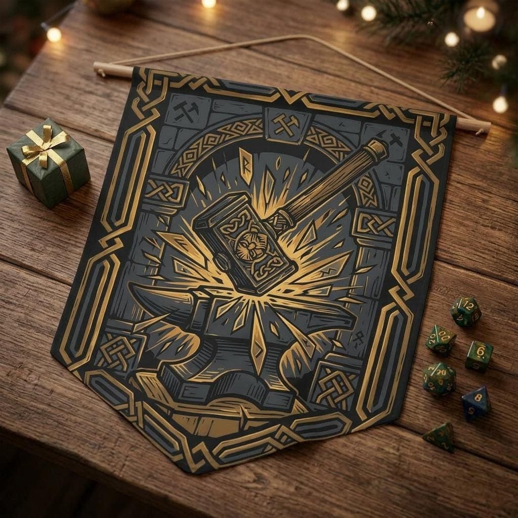 DnD Dwarf Pennant