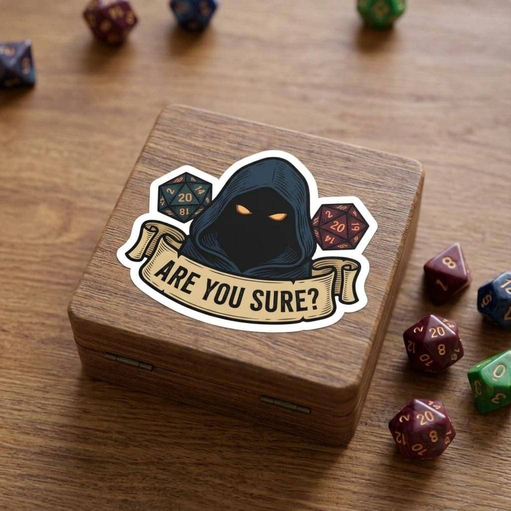 Are You Sure Sticker