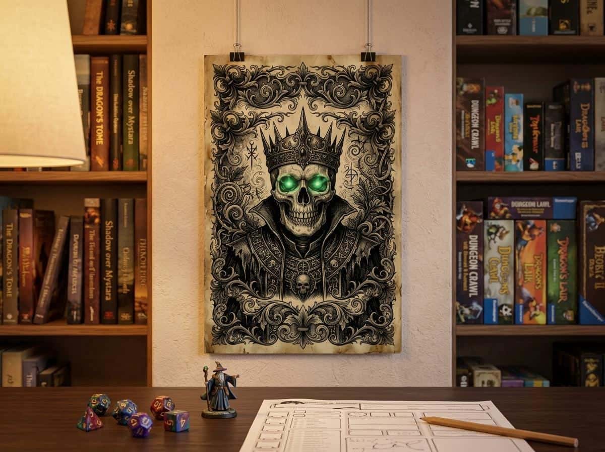 Lich Bounty Poster