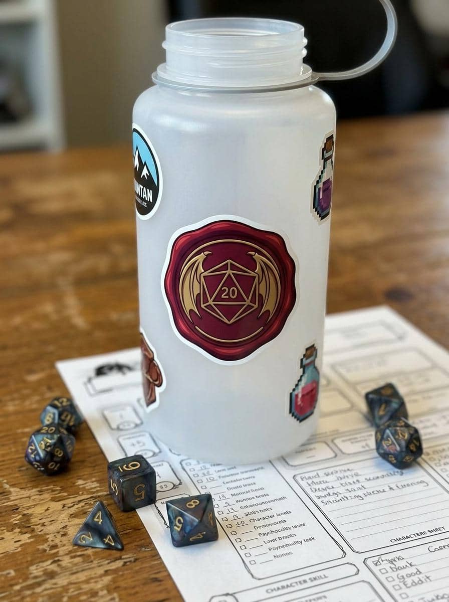 DnD Wax Seal Sticker