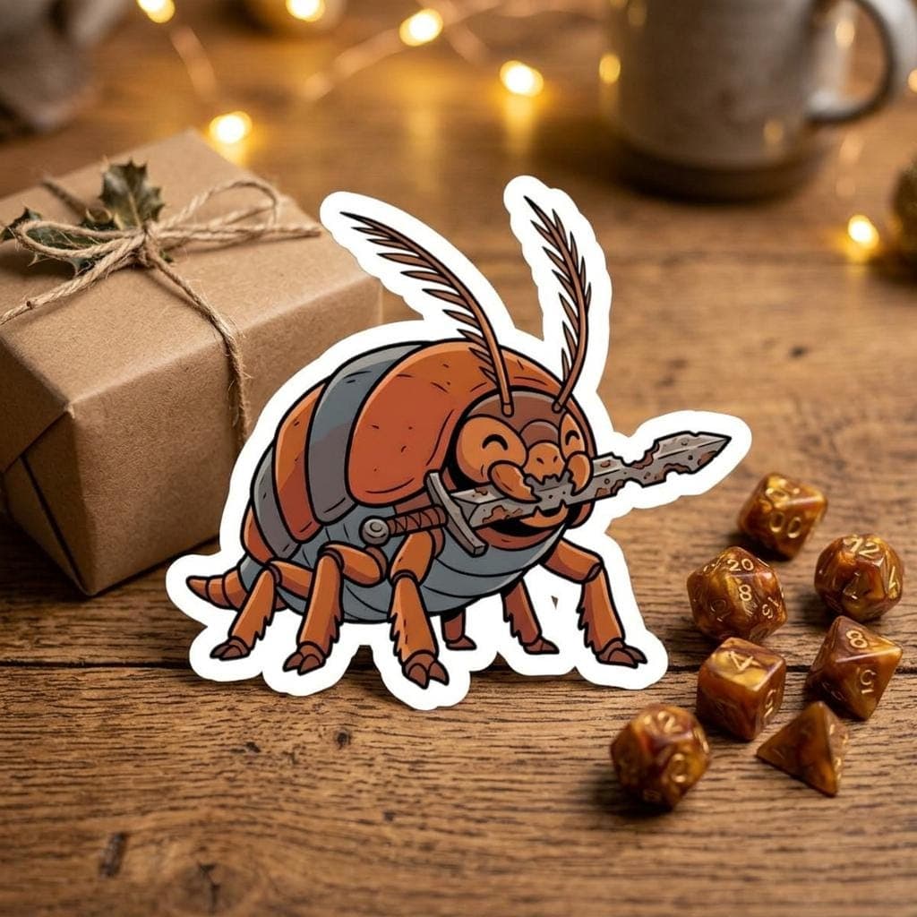 DnD Sticker, Funny Rust Beast