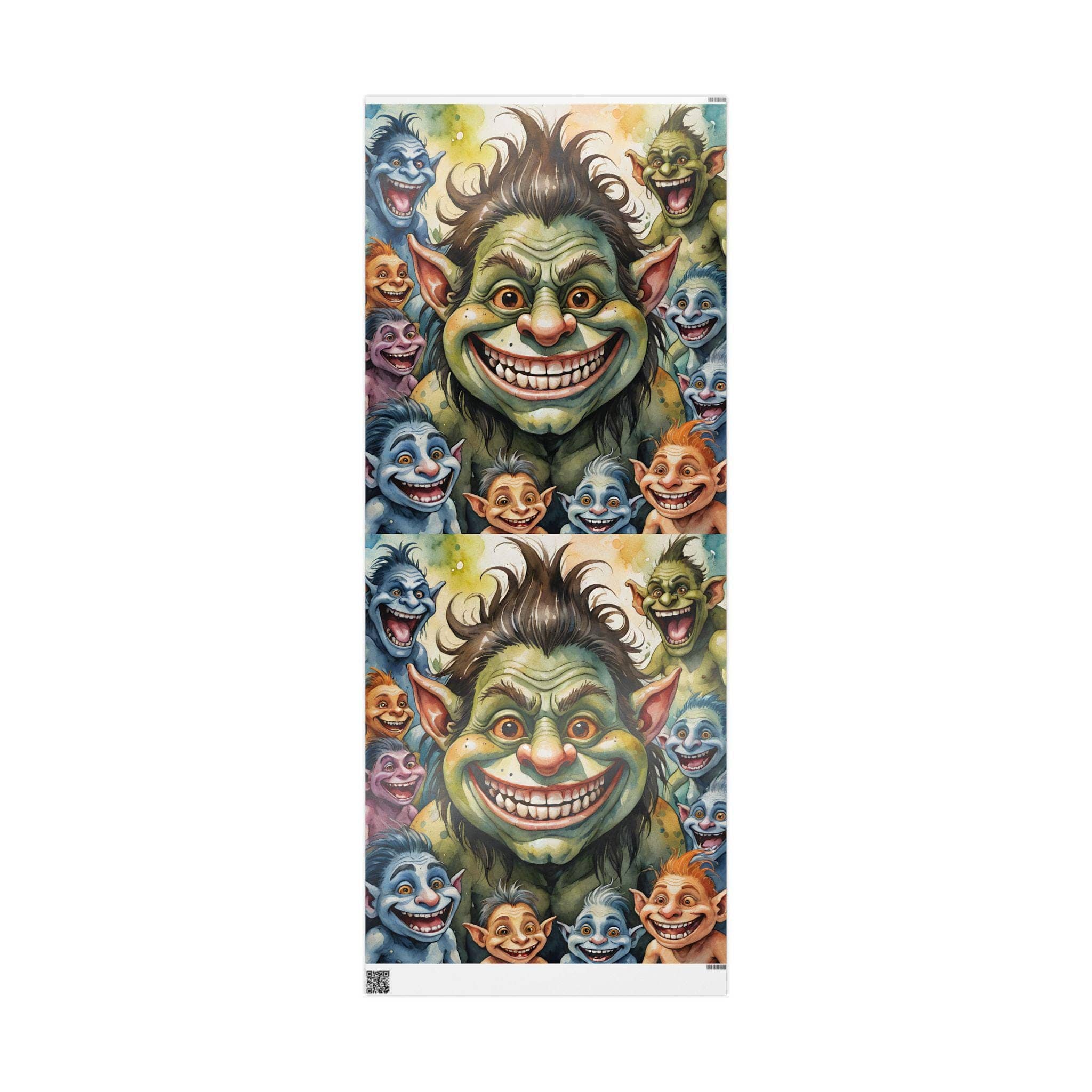 Wrap up your gifts in fun and quirky troll-themed paper, printed on wrapping paper