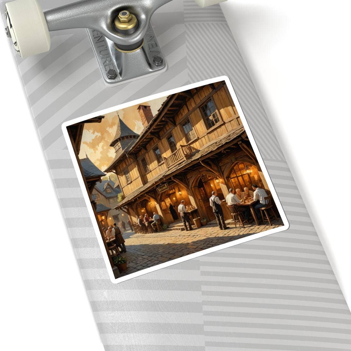 A sticker sheet featuring the secrets of a tavern from D&D