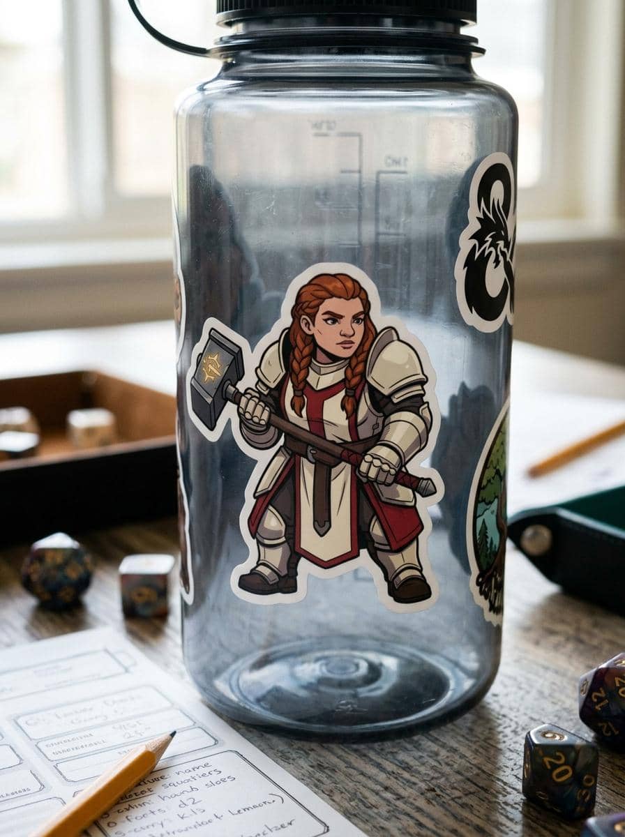 DnD Dwarf Cleric Sticker