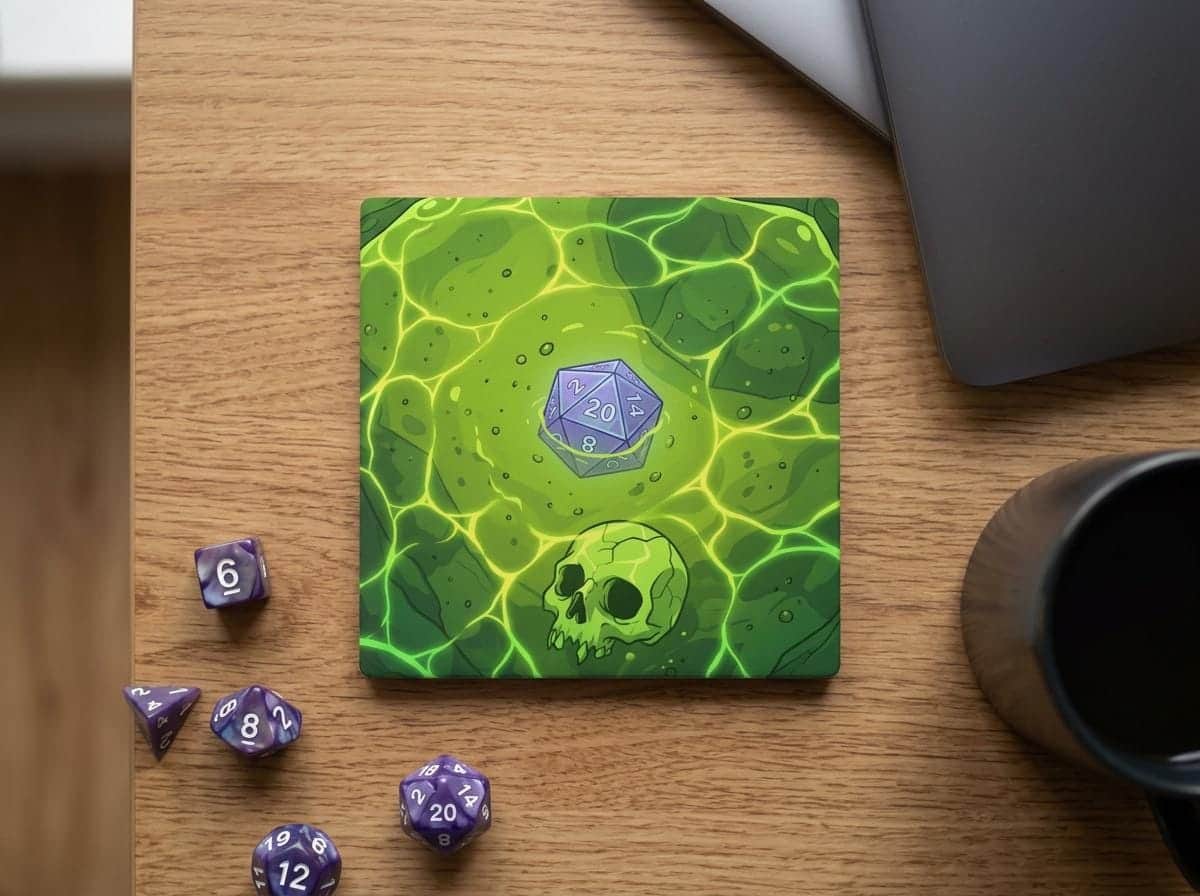DnD Coaster Gelatinous Cube