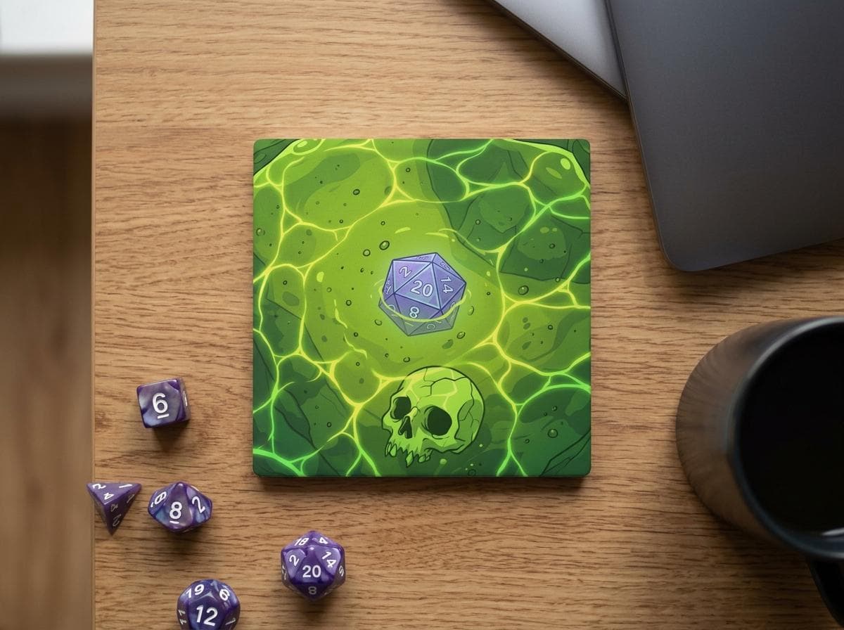 DnD Coaster Gelatinous Cube