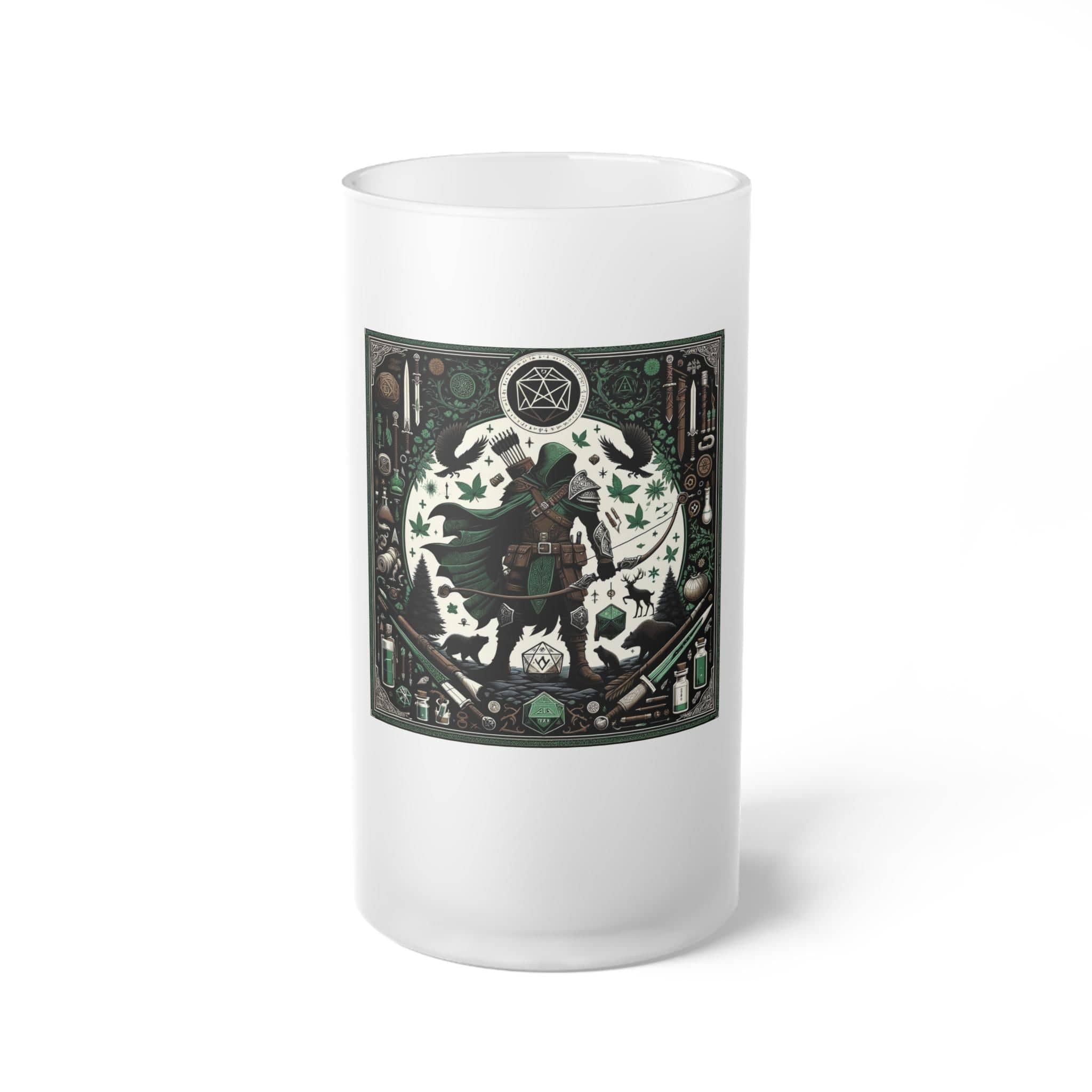 Ranger Frosted Glass Beer Mug glass, photo 4 of 6