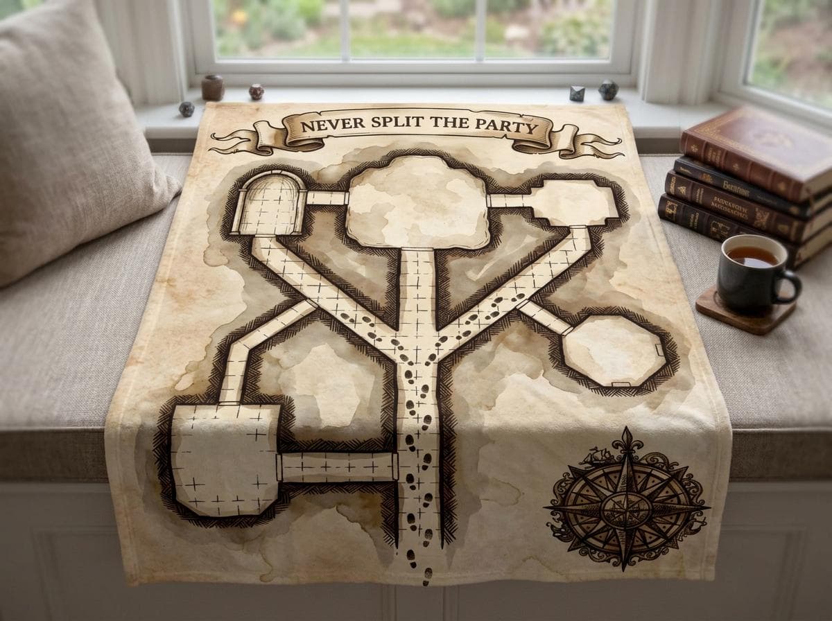 DnD Blanket Never Split The Party