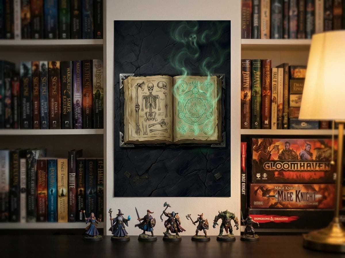 DnD Poster Necromancer Wall Art