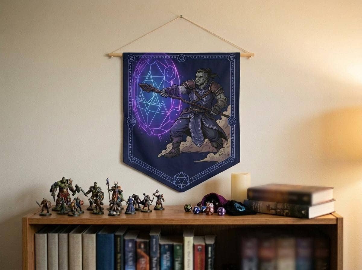 DnD Wizard Pennant