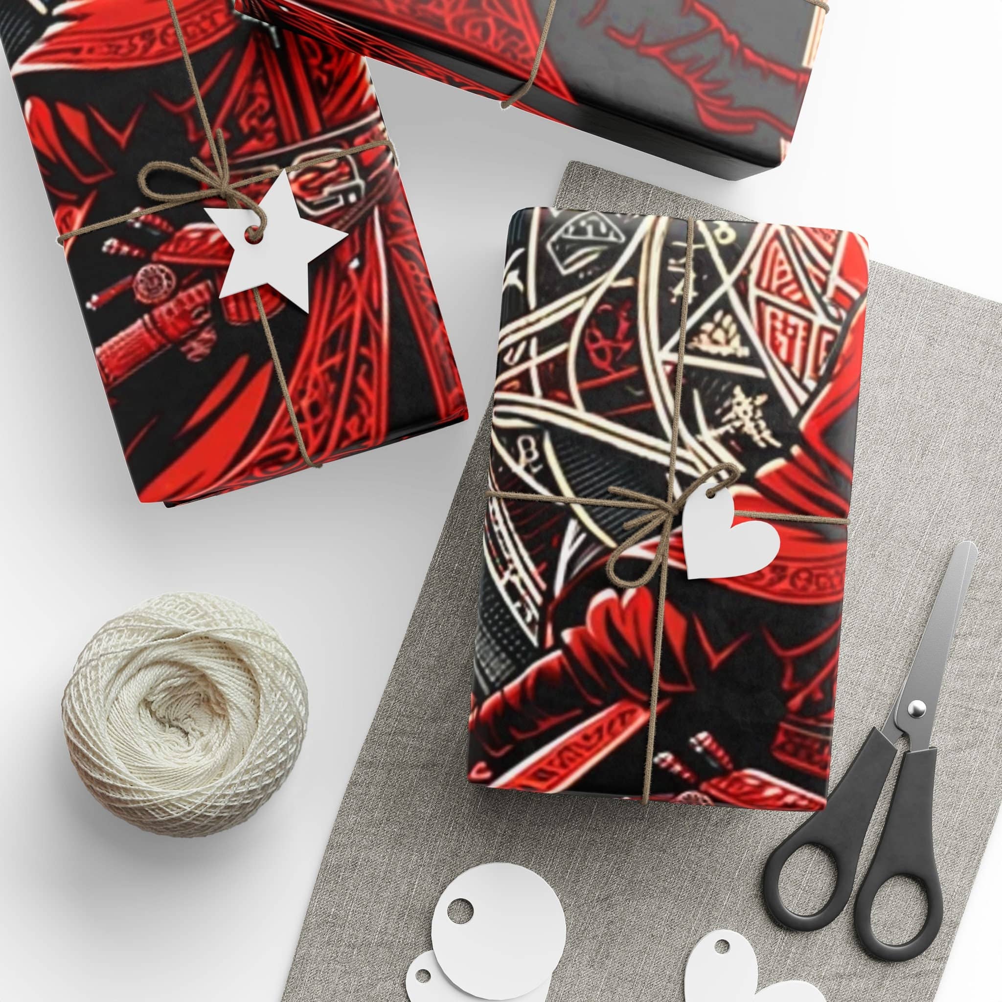 Red Sorceror Wrapping Paper wrapping paper, photo 5 of 10