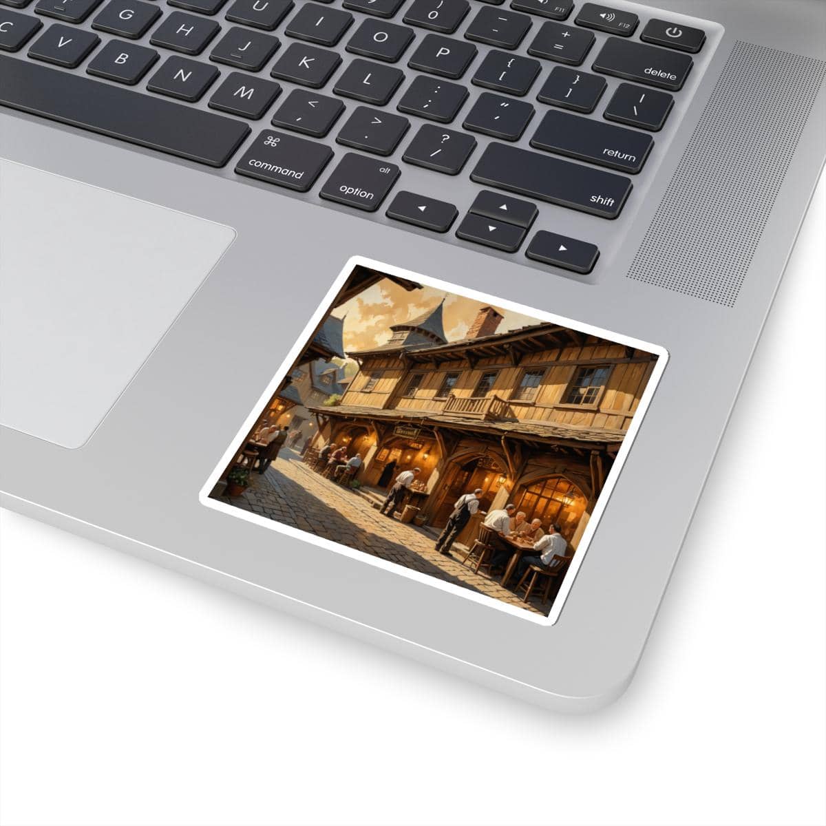 A sticker sheet featuring the secrets of a tavern from D&D
