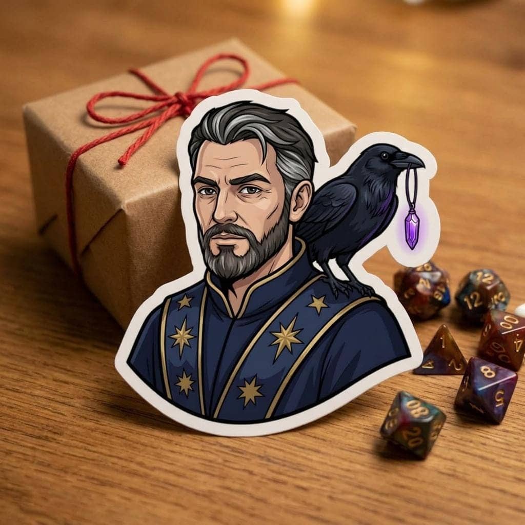 Wizard Familiar Sticker